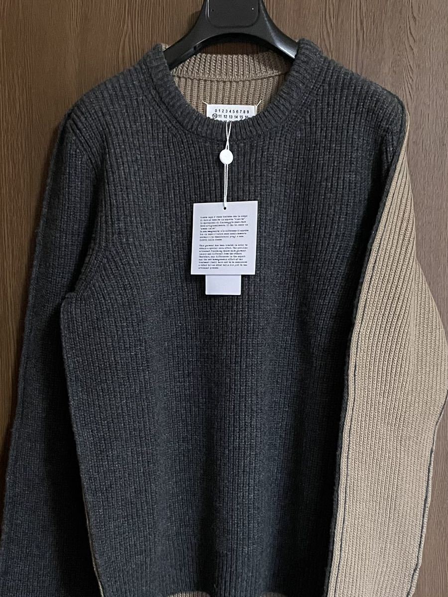 S新品57%off メゾンマルジェラ Spliced 再構築 ニット セーター 20AW