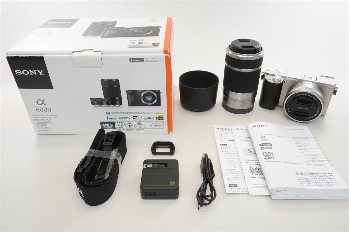 てです SONY ILCE-6000Y(S) シャッター数3300枚の通販 by リトル's