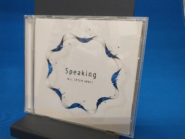 1080円 国内正規総代理店アイテム Mrs.GREEN APPLE CD Speaking 初回限定盤 DVD付