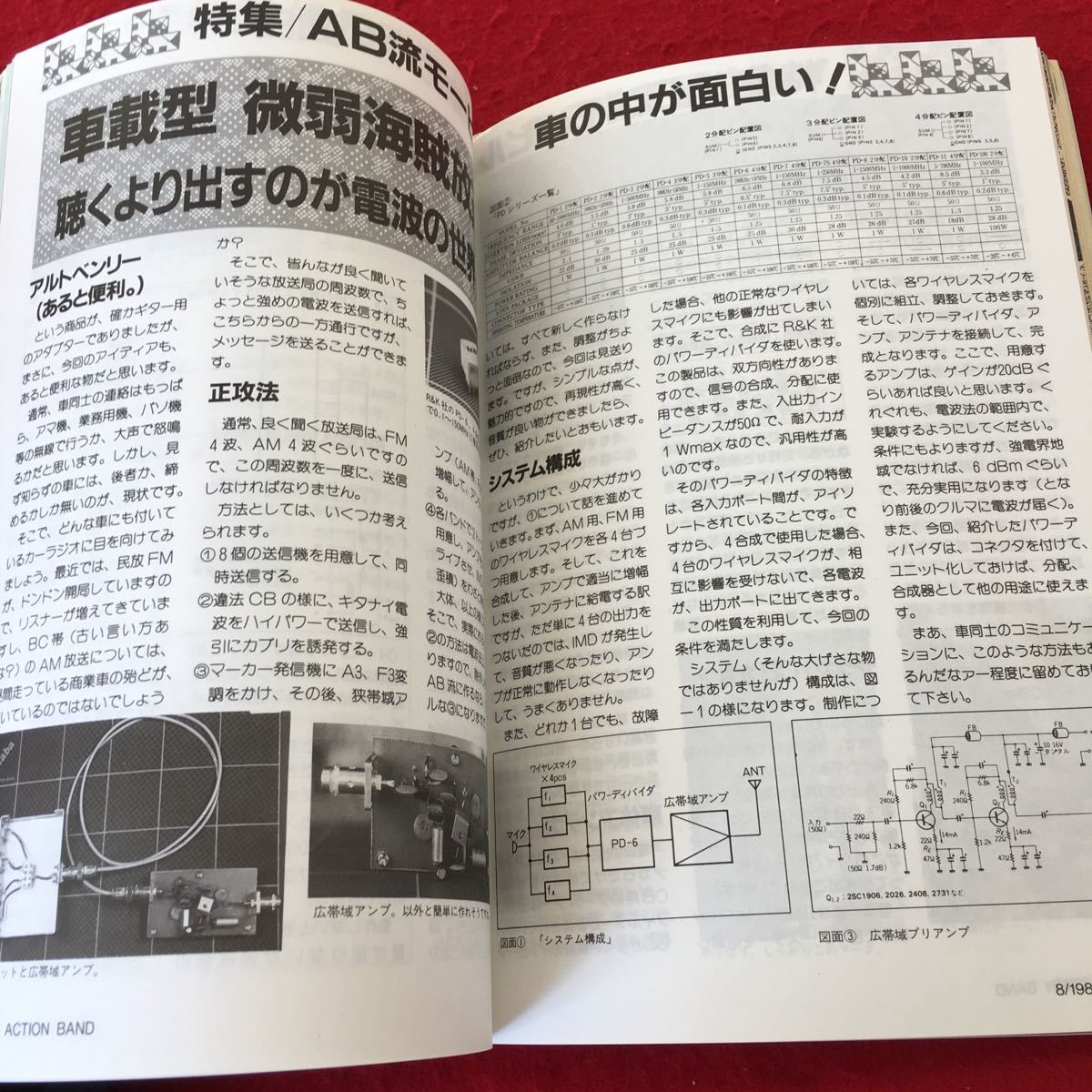 YU-089 アクションバンド電波　特集　これがAB流モービルだ　IC2ST・3STプロ改　C520徹底解剖 No.23 1989年発行　マガジンランド_画像5