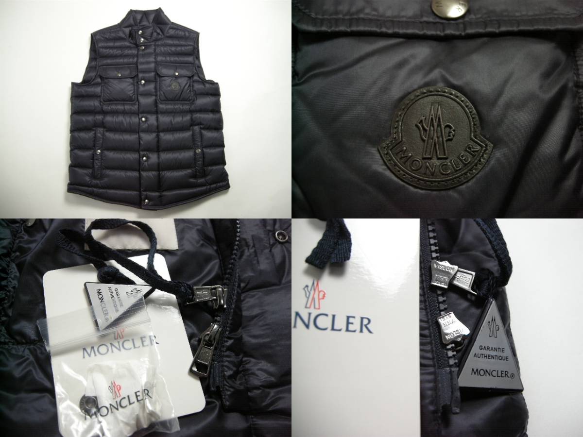 サイズ4(L-XL相当)■新品 本物保証■モンクレール ダウンベスト EVER エヴァー エバー/メンズ/MONCLER/742ダークネイビー系/ジレ/DOWN VEST_画像9