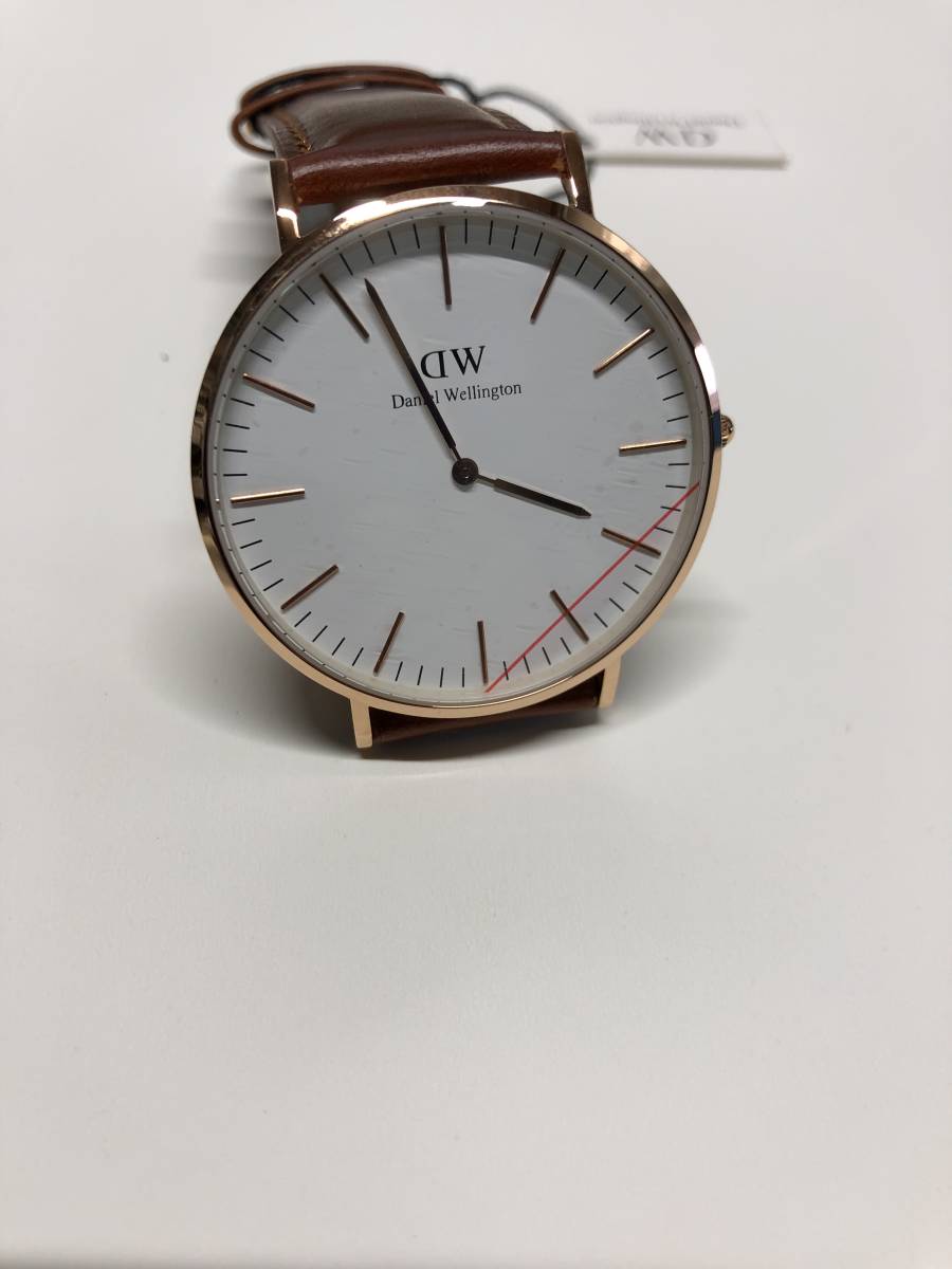 人気のダニエルウェリントン Daniel Wellington　メンズ Rose Gold 腕時計 40MM Classic St Mawes 送料無料。_画像1