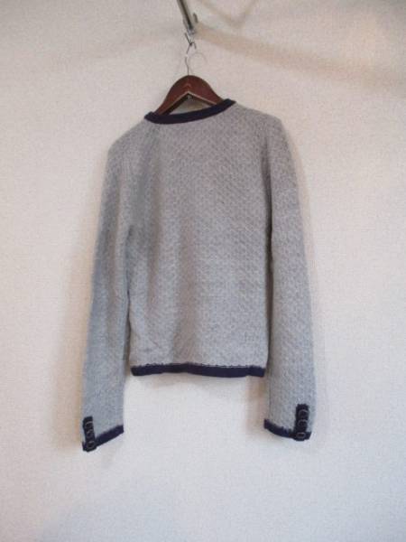 SmakyGlam gray purple knitted cardigan skirt setup )112516②