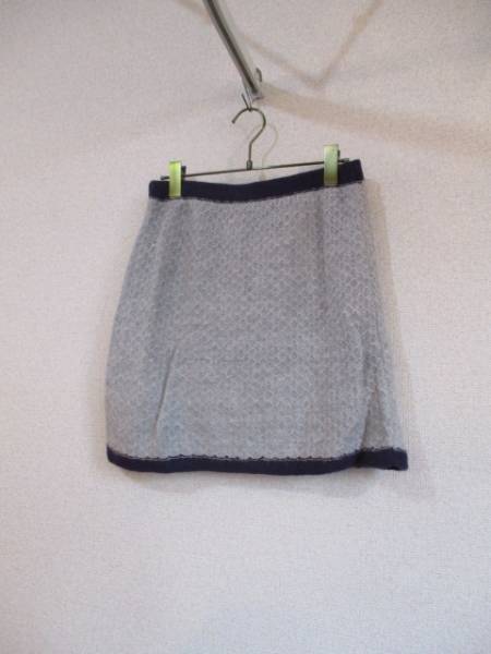 SmakyGlam gray purple knitted cardigan skirt setup )112516②