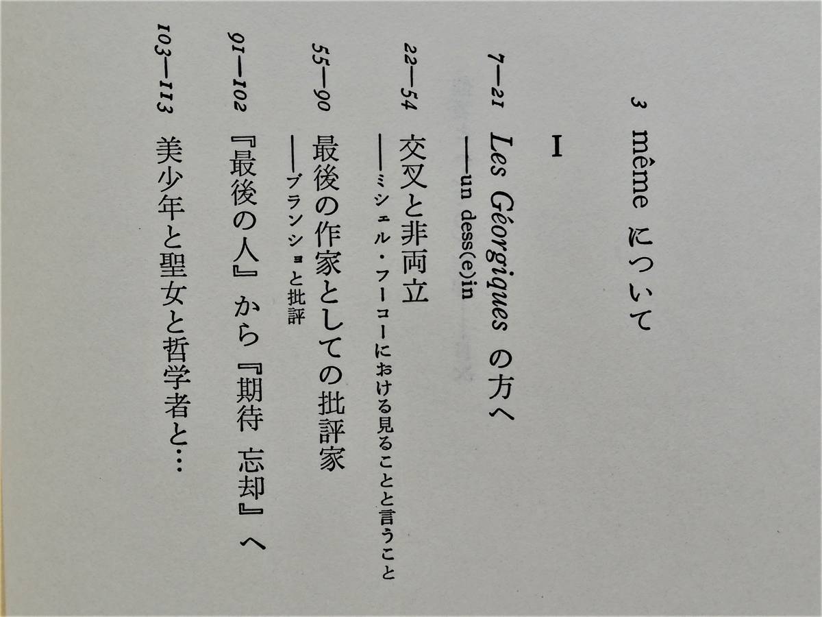 豊崎光一 / 他者としての忘却　フーコー モーリス・ブランショ ル・クレジオ デリダ ロートレアモン ヴィクトル・セガレン_画像4