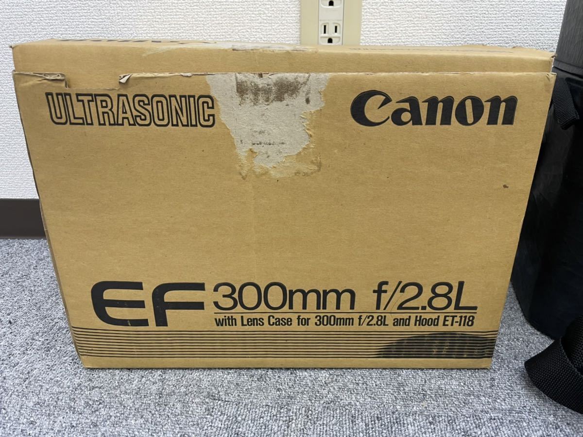 キヤノン Canon EF 300mm F/2.8 L USM ET-118 元箱付き ハードケース ソフトケース PL-C 48mm フィルター　11h_画像9