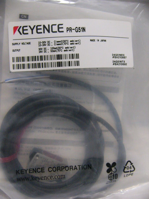 超可爱 ★新品★ KEYENCE PR-G51N アンプ内蔵型光電センサ その他