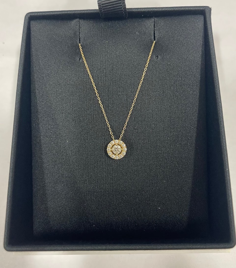 フォーエバーマーク ダイヤモンド ネックレス 0.14ct 0.11ct 最高の