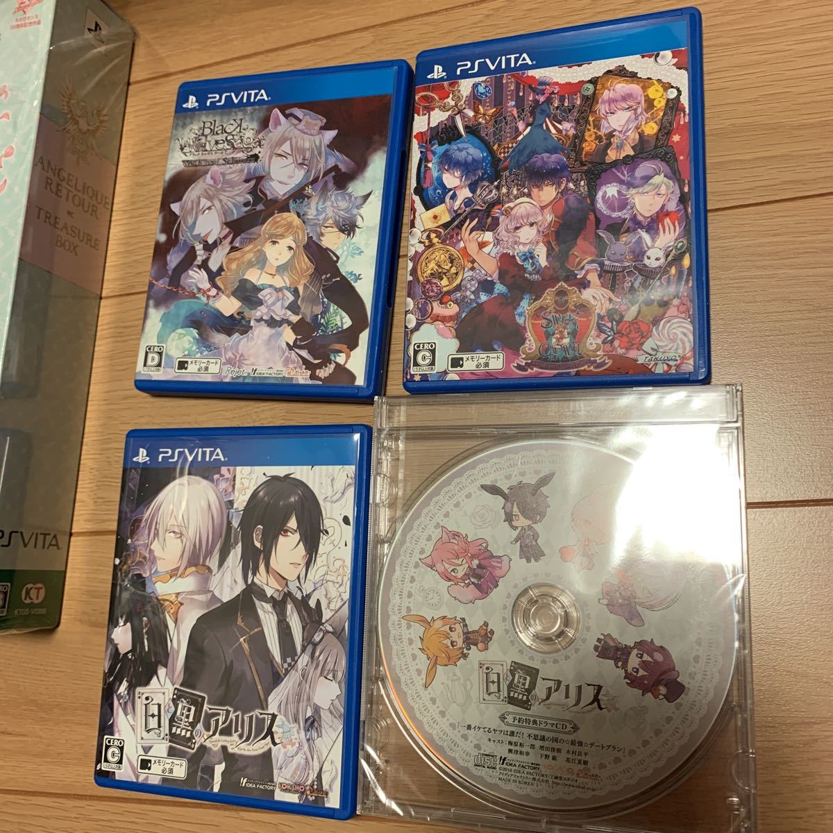 【中古美品】PS Vita 乙女ゲーム 12本 初回限定版 有 剣が君 白と黒のアリス スイートクラウン 大正×対称アリス 華ヤカ アンジェリーク_画像5