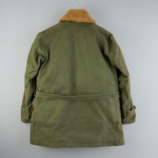 SPECIAL French Army Canadian Mouton Jacket 1930-1940s Size80L Vintage специальный Vintage Франция армия Canadian мутон 