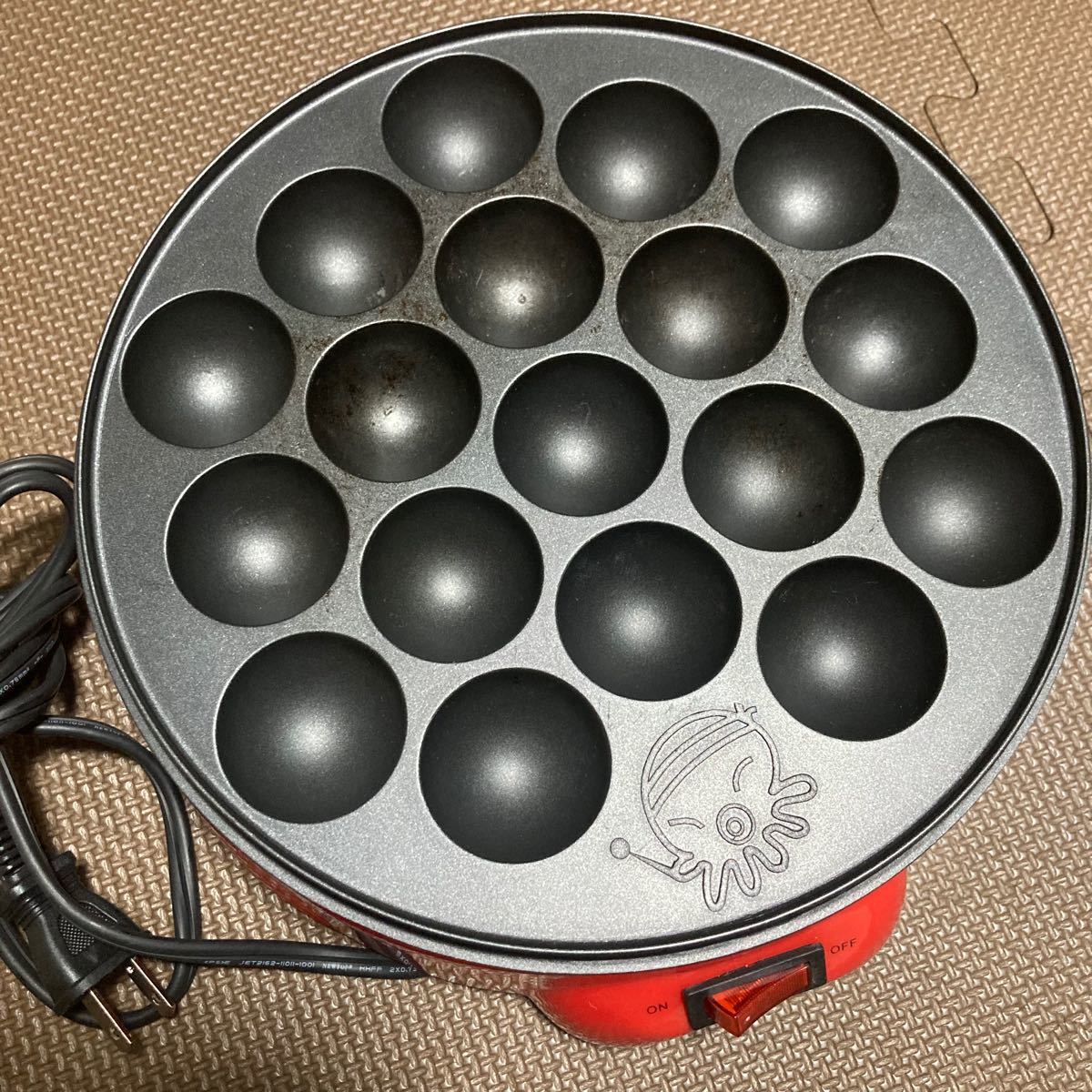 たこ焼き器　本格派　強力加熱タイプ　750W   EAT-8914  18穴