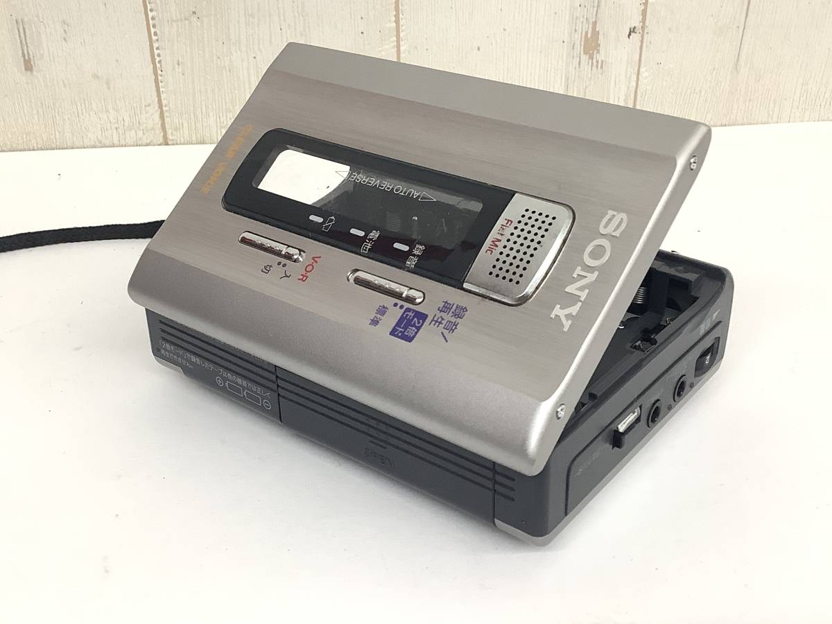 昭和レトロ 当時物 SONY ソニー CLER VOICE カセットコーダー CASSETTE-CORDER TCM-500 MADE IN JAPAN 日本製_画像1