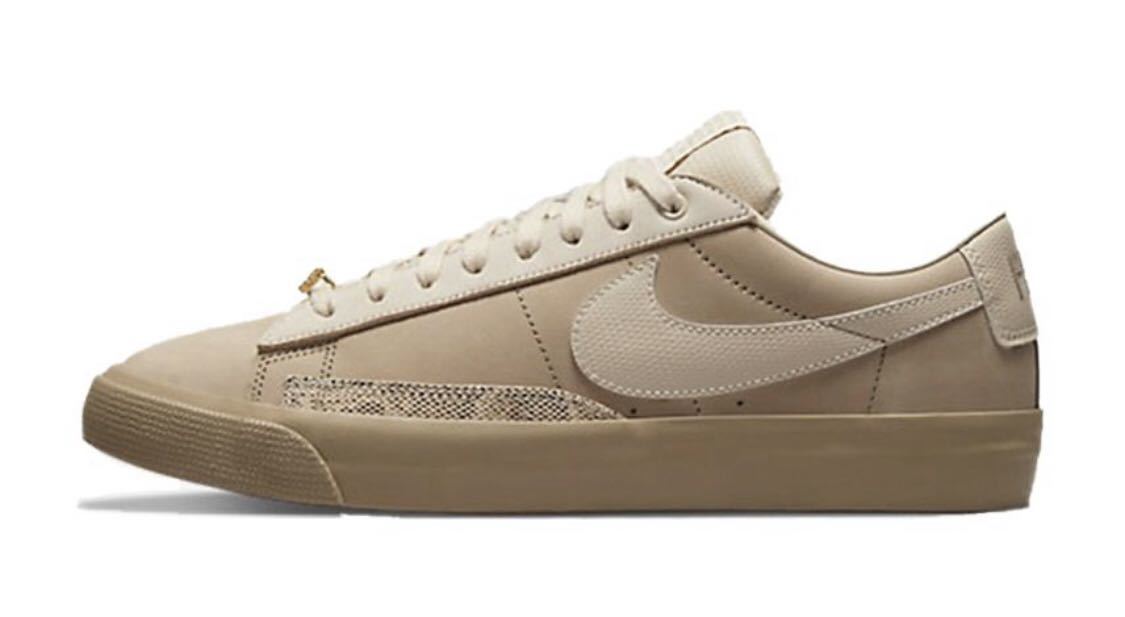 送料無料 26cm NIKE SB BLAZER LOW x FPAR Khaki Tan Beige ナイキ ブレーザー カーキ タン ベージュ