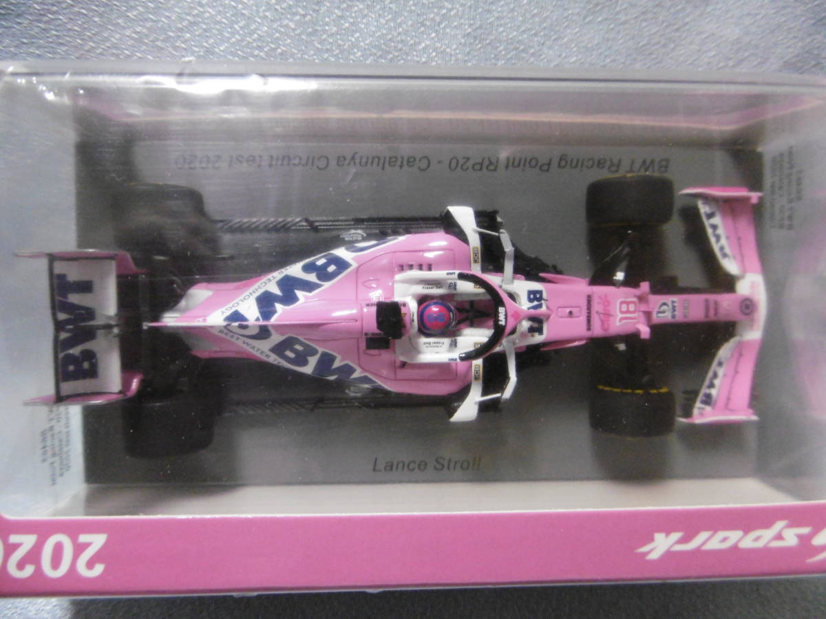 未開封新品 スパーク 1/43 BWT Racing Point RP20 - Catalunya Circuit test 2020 #18 Lance Stroll_画像5