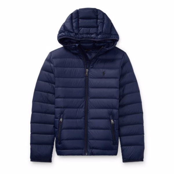  tag equipped * Ralph Lauren * down jacket * hose S/8(130~140CM) navy blue * is light ..* down blouson down jumper 