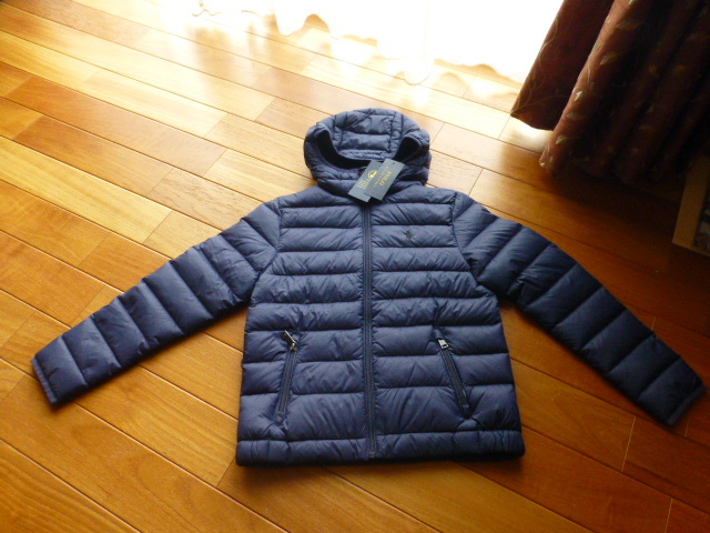  tag equipped * Ralph Lauren * down jacket * hose S/8(130~140CM) navy blue * is light ..* down blouson down jumper 