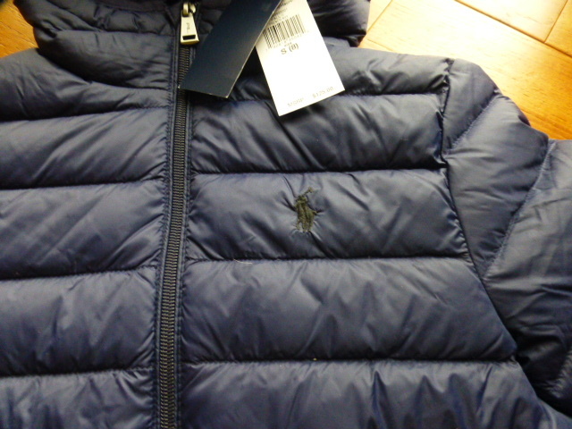  tag equipped * Ralph Lauren * down jacket * hose S/8(130~140CM) navy blue * is light ..* down blouson down jumper 