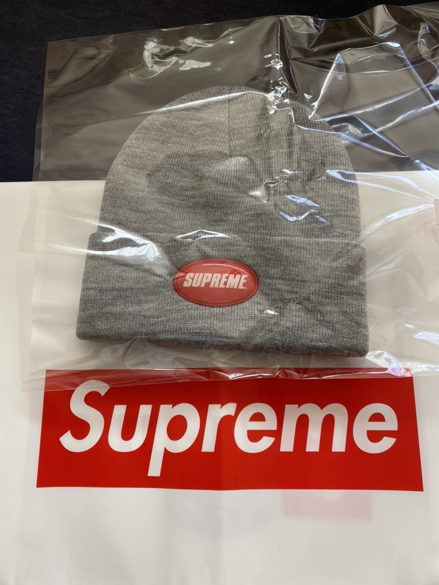 Supreme ニット帽 GREY 新品未使用