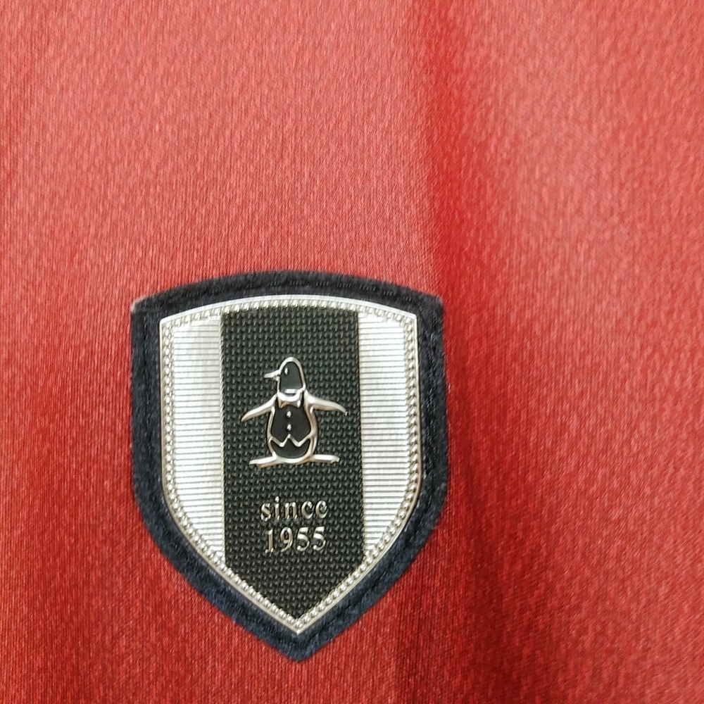 Munsingwear 　ストレッチ　中綿ジャケット　半袖　ベストとしても　レディースM　赤　マンシング　ゴルフ　211123-05_画像7