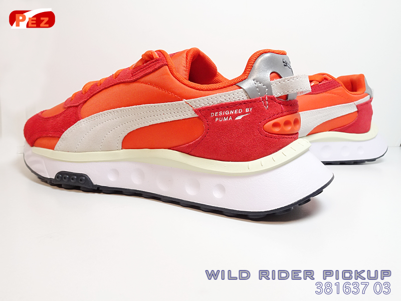 ■PUMA■ ワイルドライダー pickup(26.5cm) ■RED/WHT■381637 03_画像2