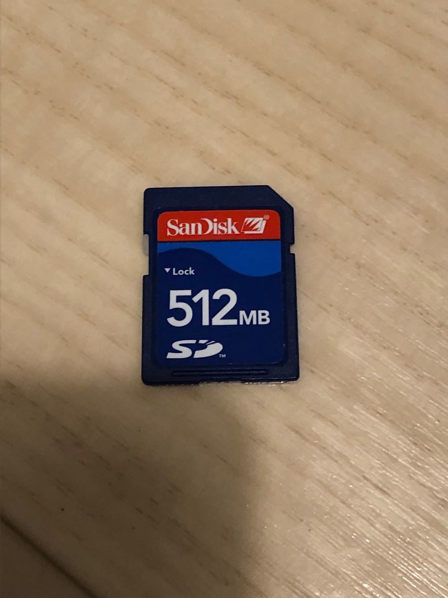 SanDisk メモリーカード SDカード　512MB