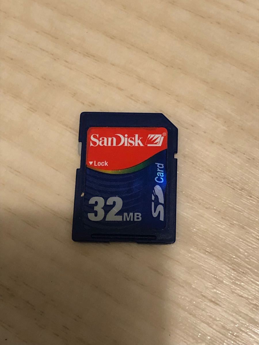SanDisk SDメモリーカード サンディスク SDカード 32MB
