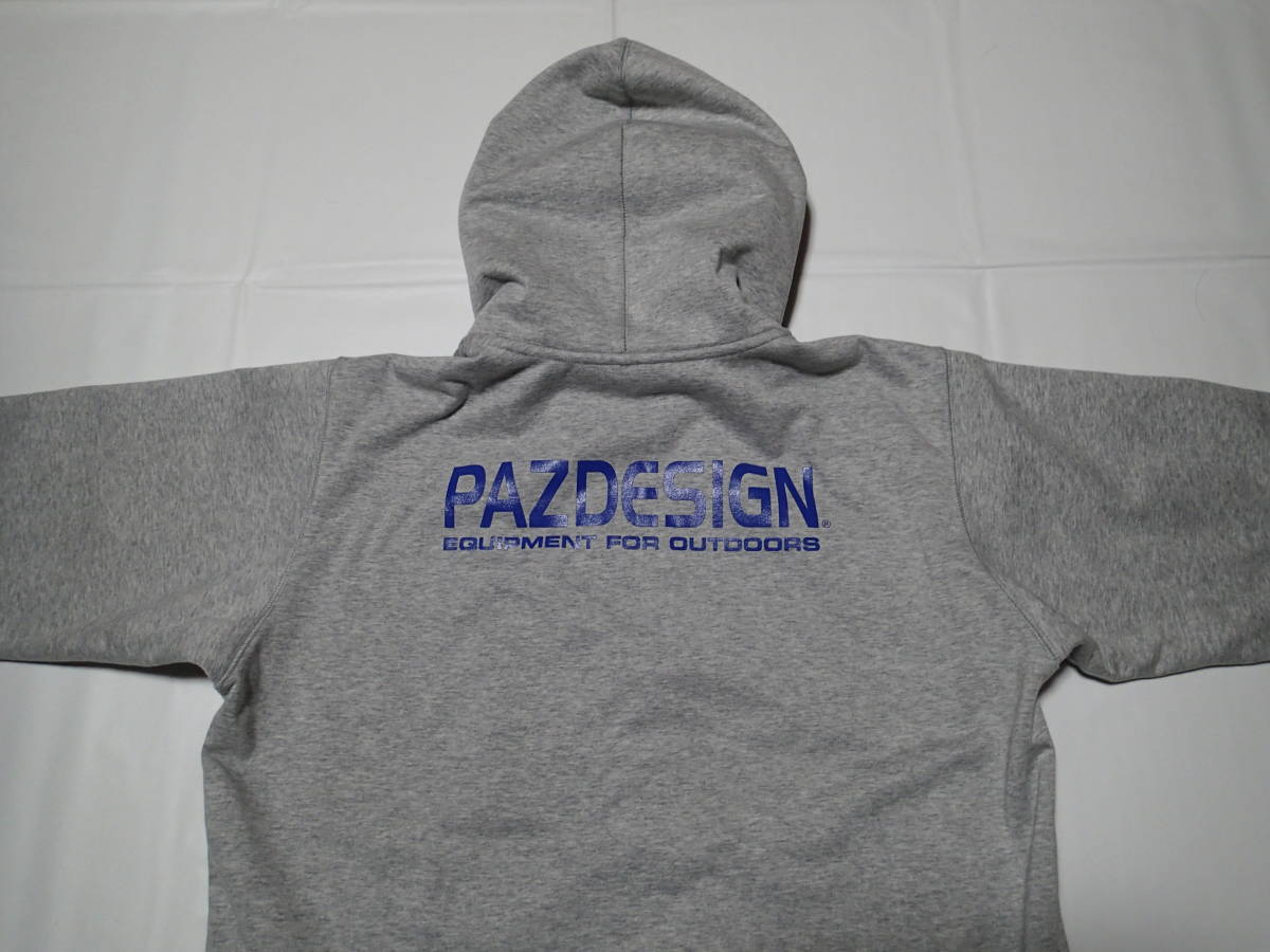 Pazdesign（パズデザイン）ウインドガイドパーカーグレーｘネイビーサイズ/ＸＬ 未使用品simms/シムス日本代购,买对网
