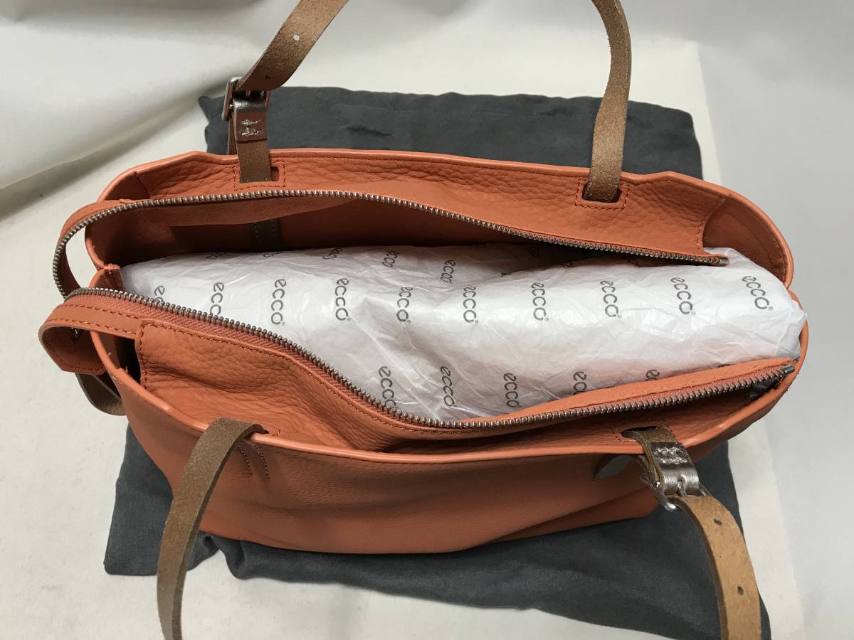 大注目 ecco エコー オレンジバッグ 未使用品 新品 品番910542090732