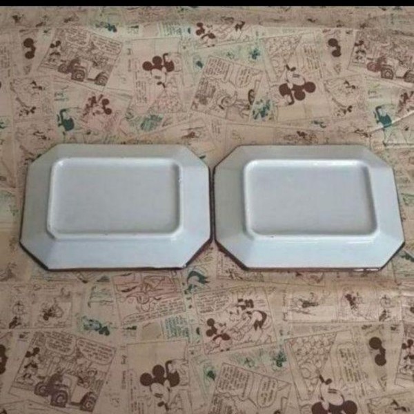 未使用 平皿2枚 和食器 キッチン雑貨 置物 インテリア お皿