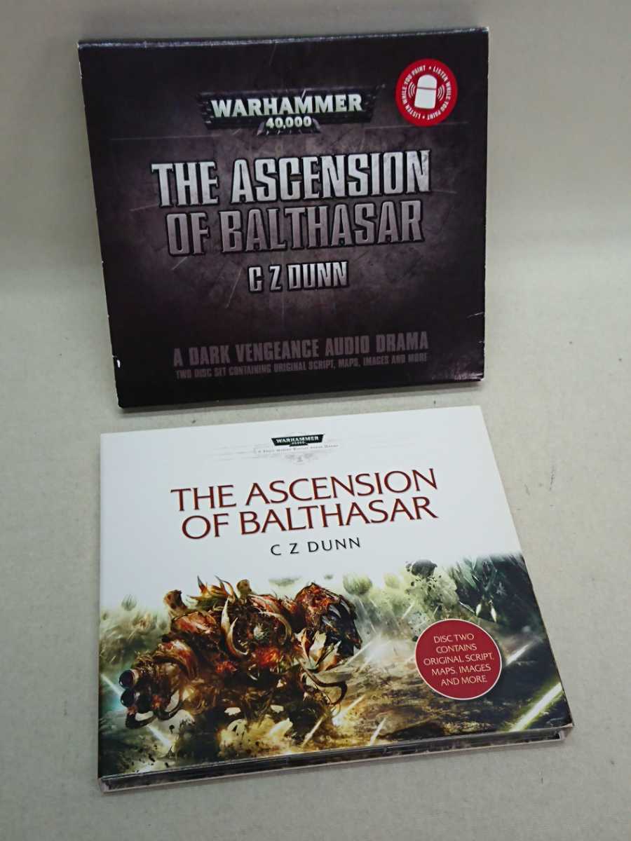 【3S06-041】送料無料 WARHAMMER 40,000 『THE ASCENSION OF BALTHASAR/C D DUNN』海外版 オーディオCD DISC2枚組_画像1