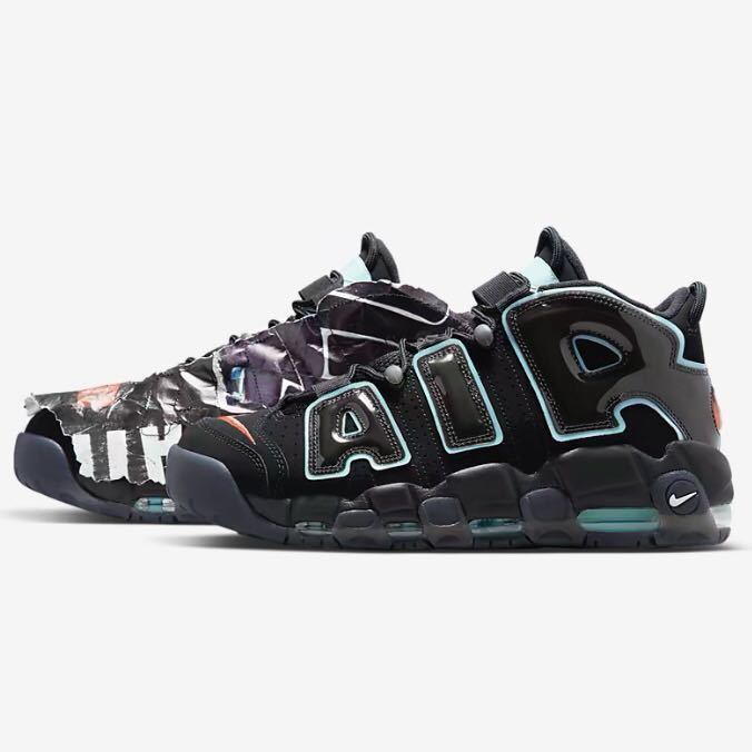 NIKE AIR MORE UPTEMPO ’96 ナイキ エア モア アップテンポ モアテン スニーカー ブラック 黒 US9 27cm 国内正規品 新品未使用 人気 レア_画像5