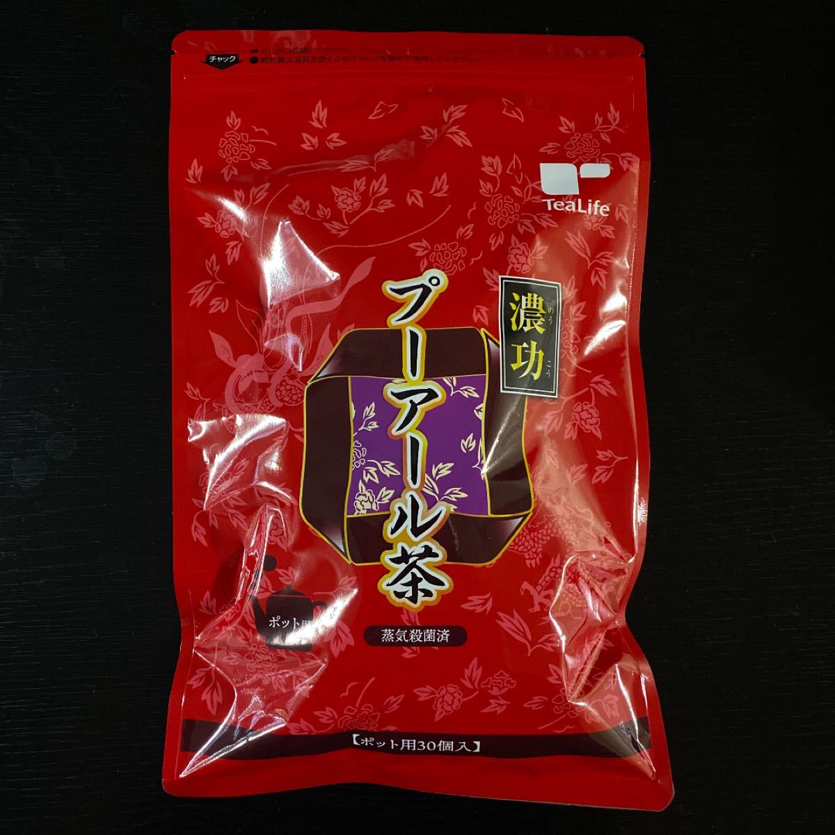 ティーライフ 濃功プーアール茶 ポット用３０個入【未開封品・最終価格・値下げ不可】