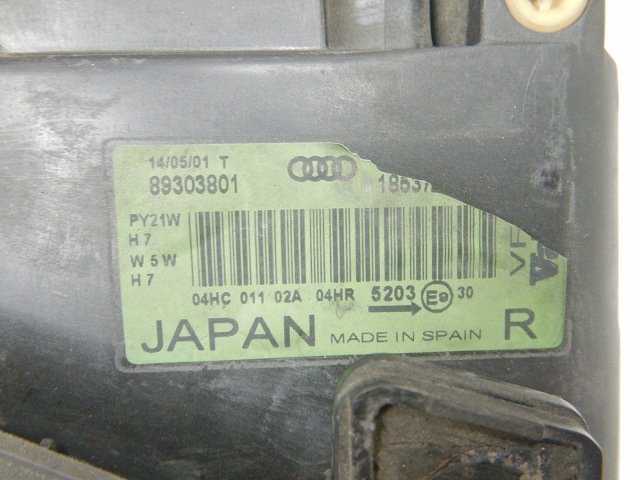  Audi A4 Avante B5/8D 01 year 8DAPT head light left right set ( stock No:505537) (7147) ##