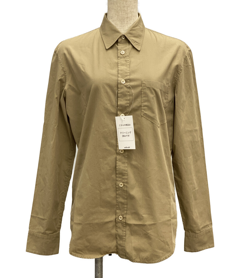 美品 メゾンマルジェラ 長袖シャツ コットンシャツ 18AW Garmend dyed