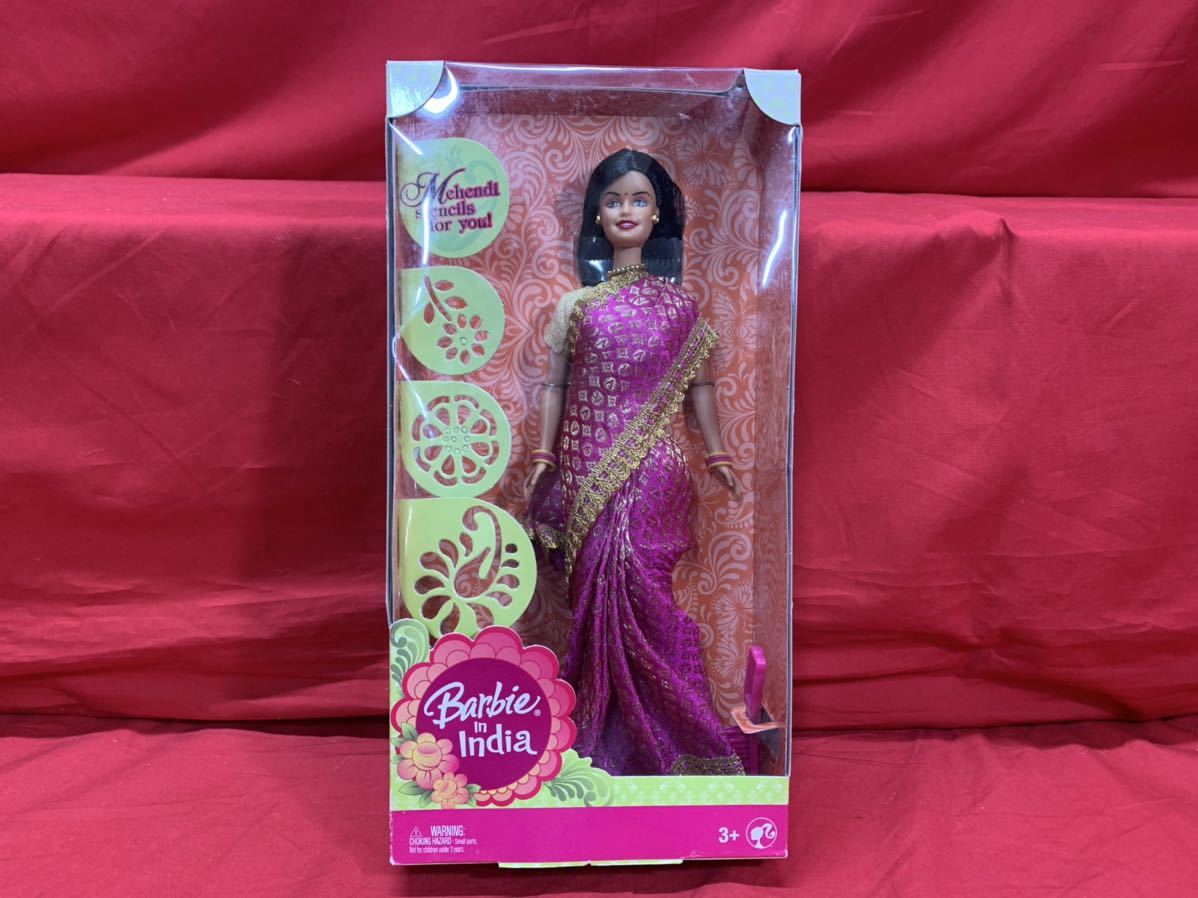 Yahoo!オークション - Barbie 人形 バービー人形 インド India 民族...
