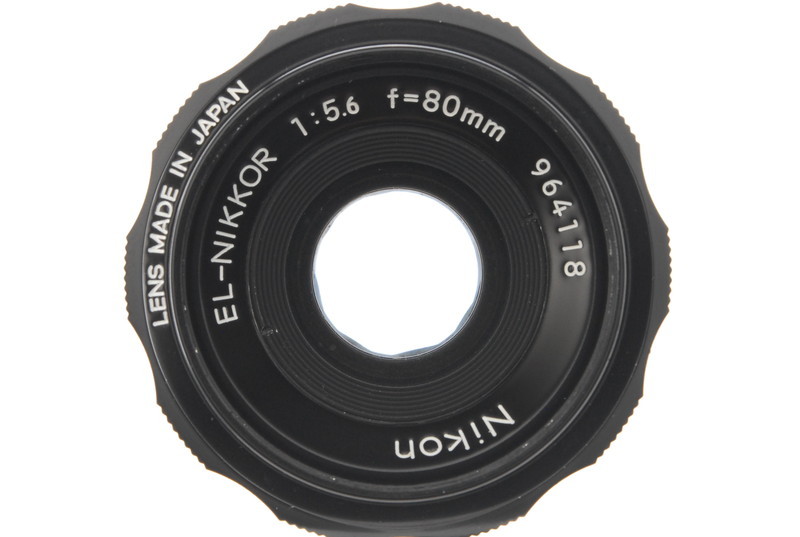 ☆動作良好☆ニコン NIKON EL-NIKKOR 80mm F5.6 エル・ニッコール L39 引き伸ばしレンズ 単焦点レンズ ケース キャップ メタル #1122354_画像8