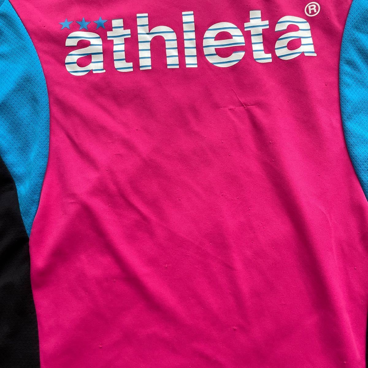 アスレタ  長袖トレーニングウェア　Sサイズ　athleta