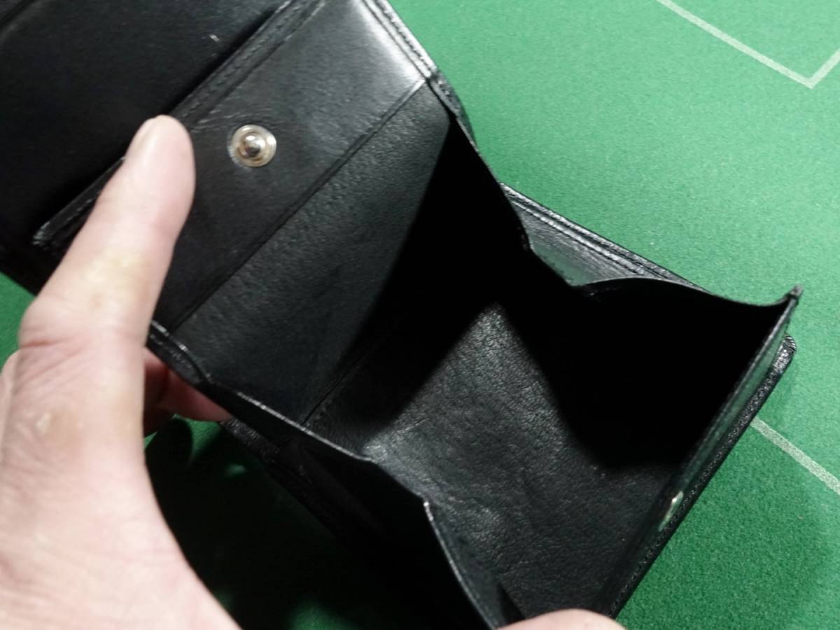□ポーター B印YOSHIDA （GS） レザー製 ボックスコインケース付 2つ折り財布 ブラック 美品・箱付!!!□_画像5