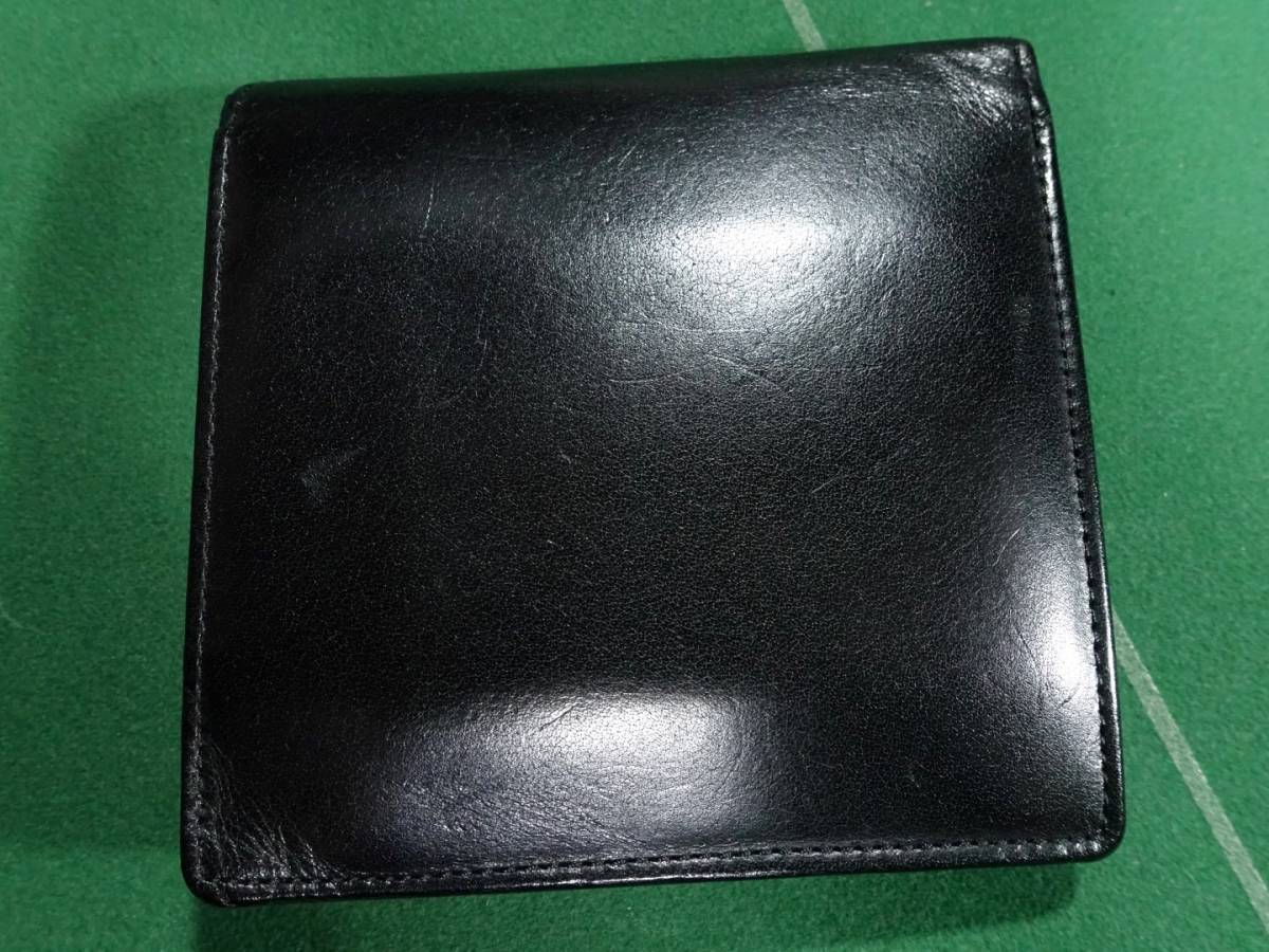 □ポーター B印YOSHIDA （GS） レザー製 ボックスコインケース付 2つ折り財布 ブラック 美品・箱付!!!□_画像2
