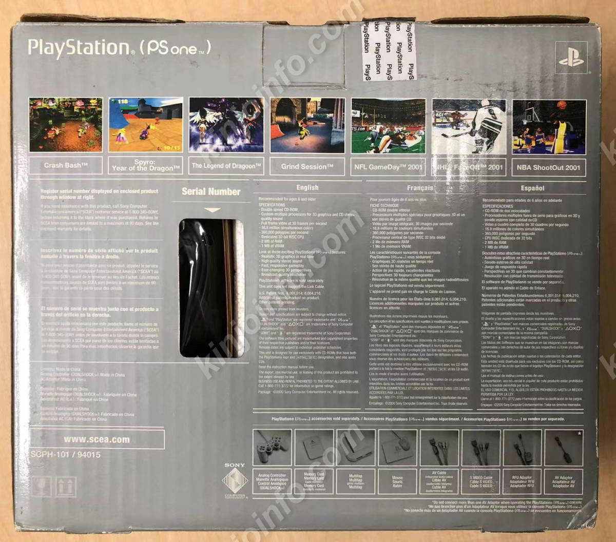 本物保証定番⇈ ヤフオク! - PS One本体一式SCPH-101(120V電源) 【未使用・... 日本製在庫