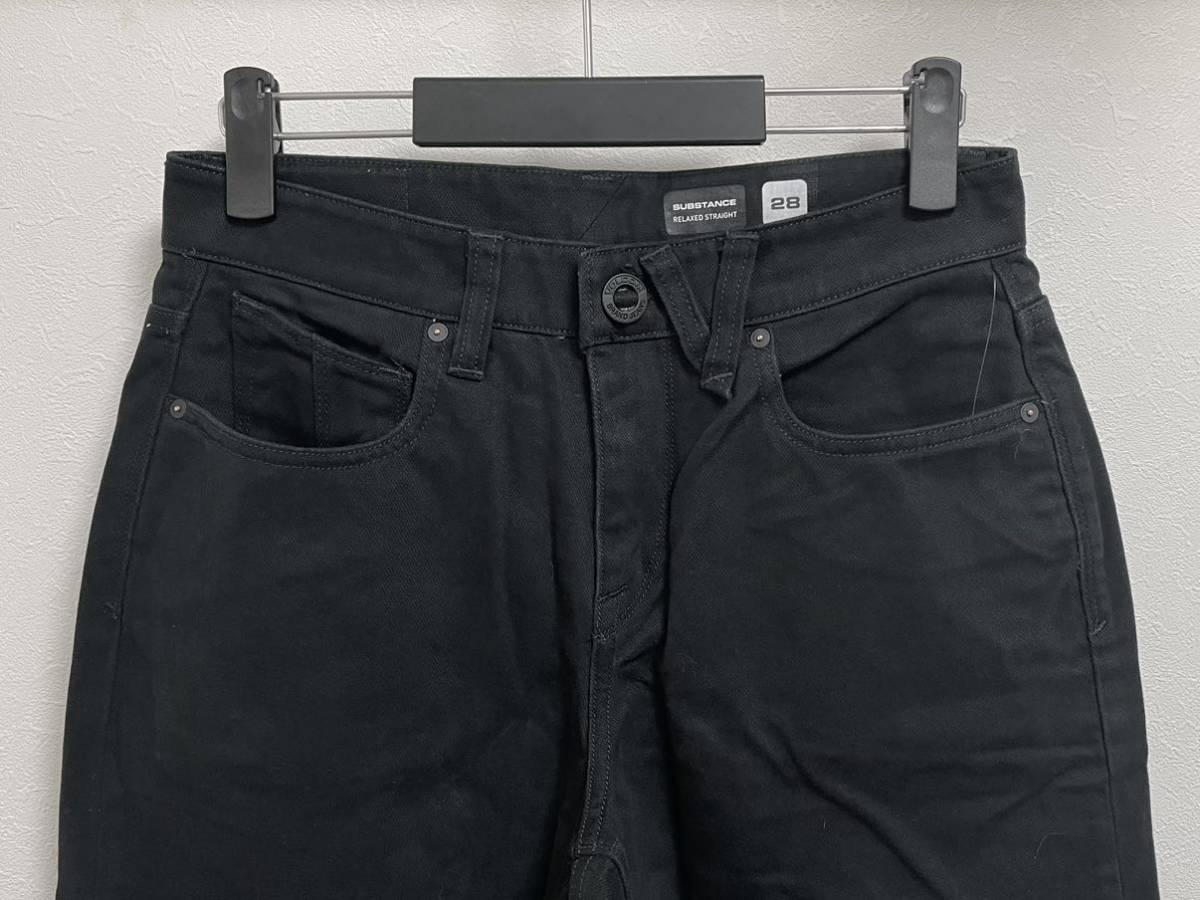 VOLCOM ボルコム A1912100BLK 30インチ ジーパン ブラック デニム パンツ DenimPants リラックスフィット ヴォルコム 新品 即決 送料無料_画像3