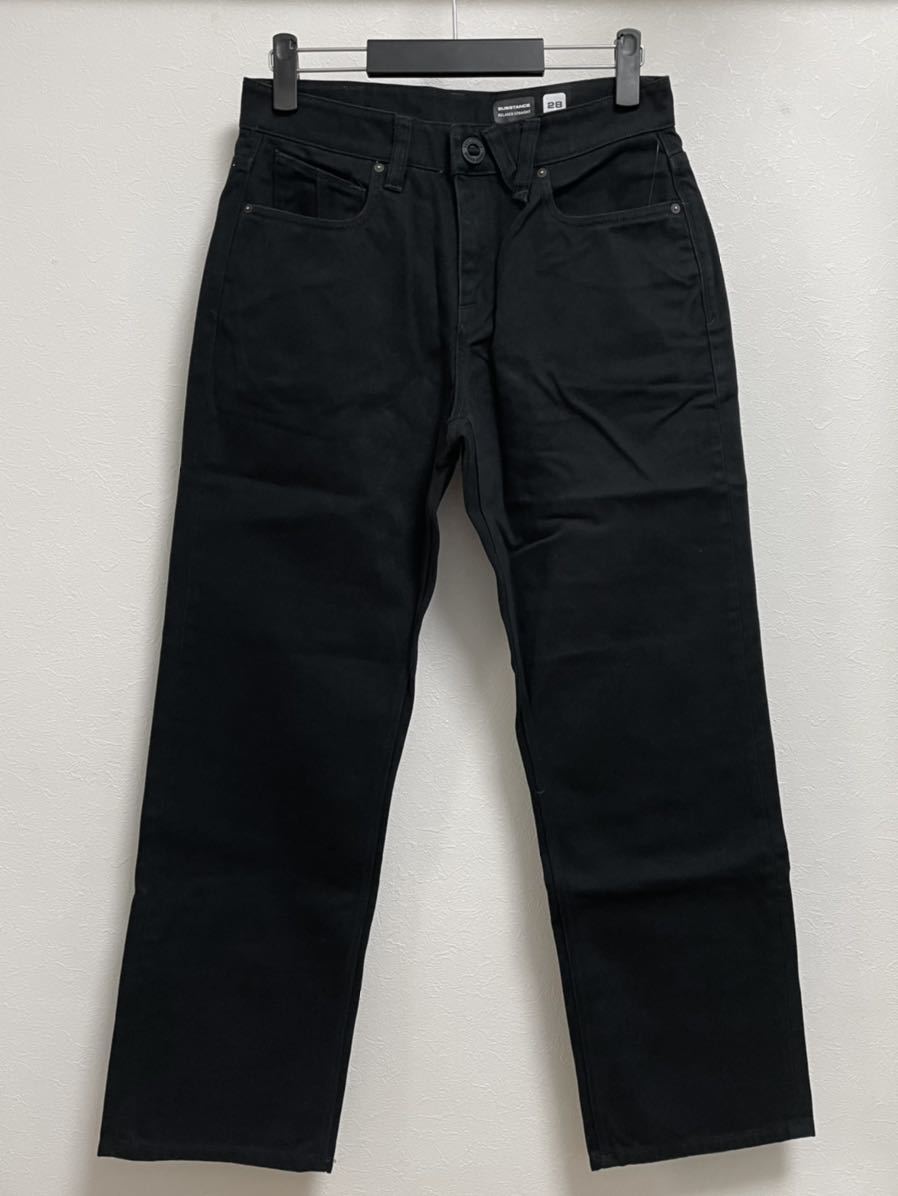 VOLCOM ボルコム A1912100BLK 30インチ ジーパン ブラック デニム パンツ DenimPants リラックスフィット ヴォルコム 新品 即決 送料無料_画像2