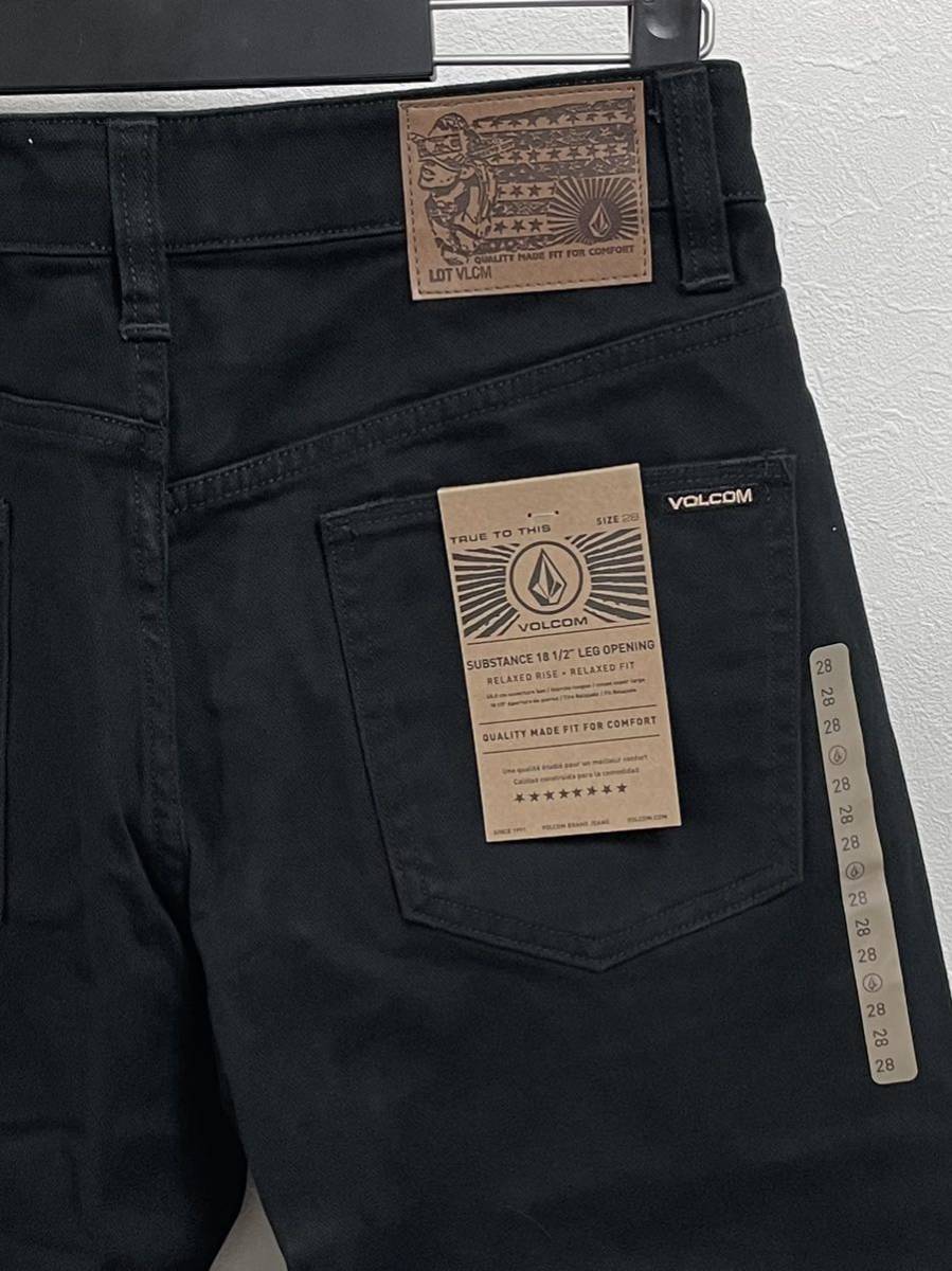 VOLCOM ボルコム A1912100BLK 30インチ ジーパン ブラック デニム パンツ DenimPants リラックスフィット ヴォルコム 新品 即決 送料無料_画像7