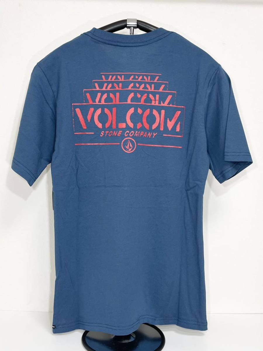 VOLCOM ボルコム AF542104PTR メンズ XXLサイズ 半袖Tシャツ T-Shirts バックプリント ブルー色 大きい服 3L ヴォルコム 新品即決 送料無料_画像3