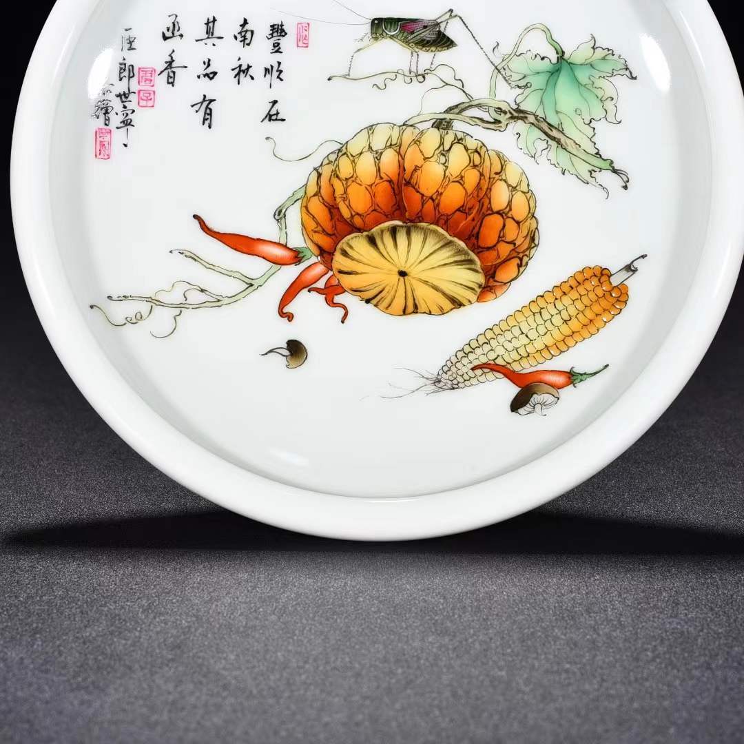 公式通販サイト - ファッション 通販 多寶屋】BA645□極上珍品!清雍正年制款 郎世寧 琺瑯彩南瓜紋 その他