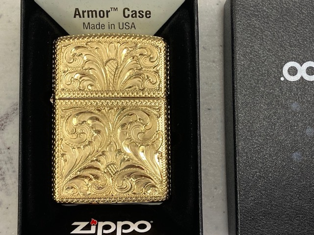 Zippo Silver King 五面彫り 新品未使用品