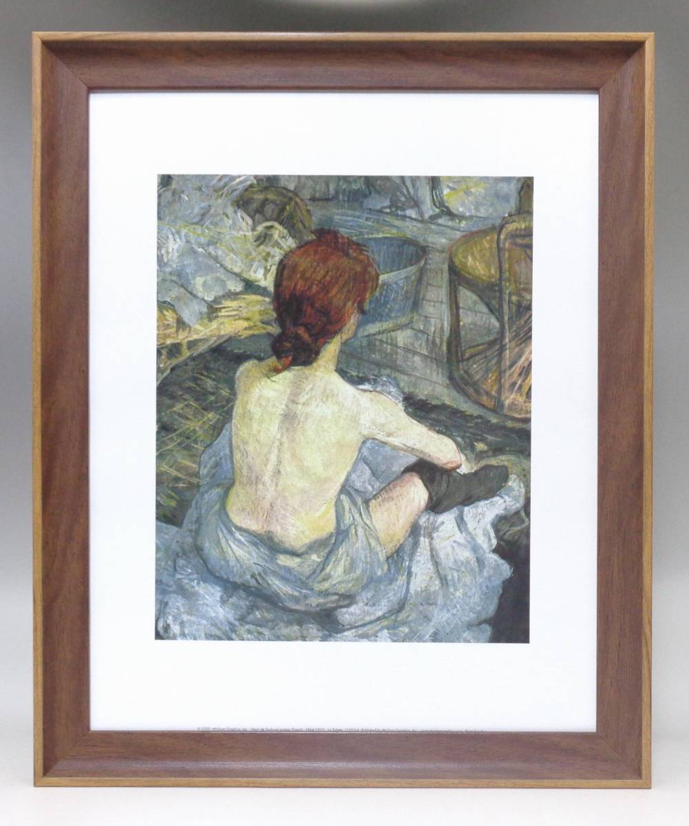 新品☆額付アートポスター◇ロートレック☆Lautrec☆絵画☆壁掛け☆インテリア☆レトロ風ポスター☆人物画☆409_画像1