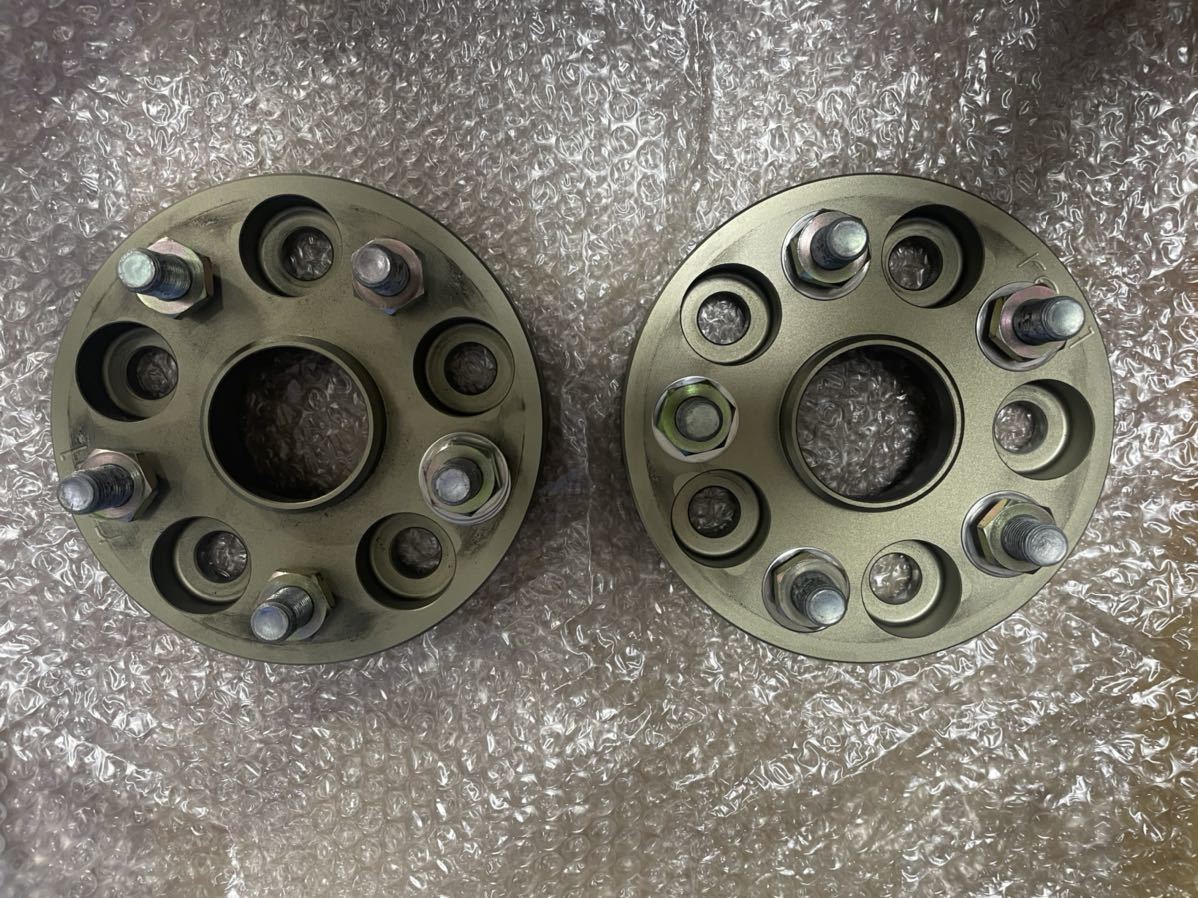 美品 REAL ワイドトレッドスペーサー レクサス M14 120-5H 26mm ハブ径