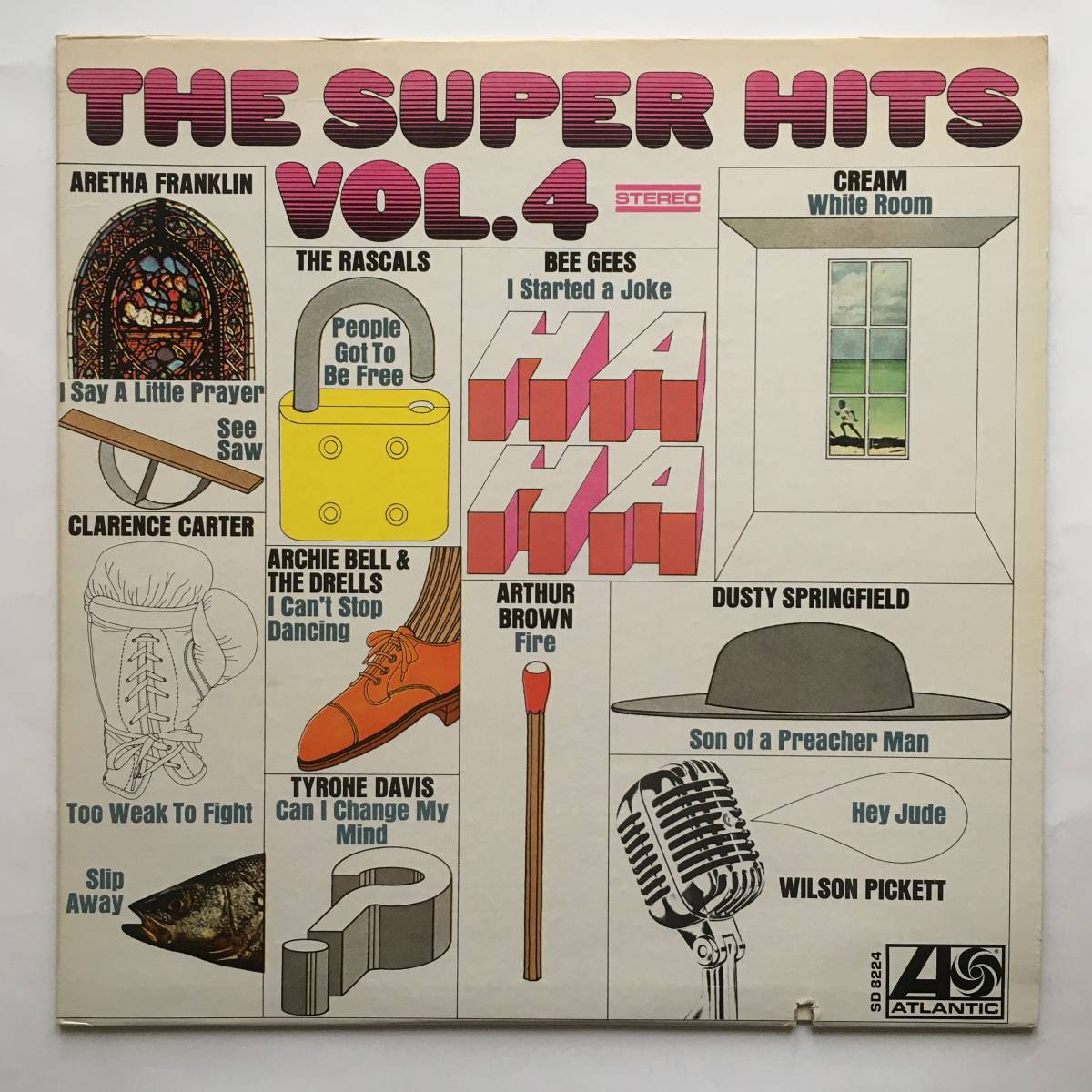 「The Super Hits Vol. 4」 アレサ・フランクリン、ラスカルズ、クラレンス・カーター他 アメリカ盤の画像1