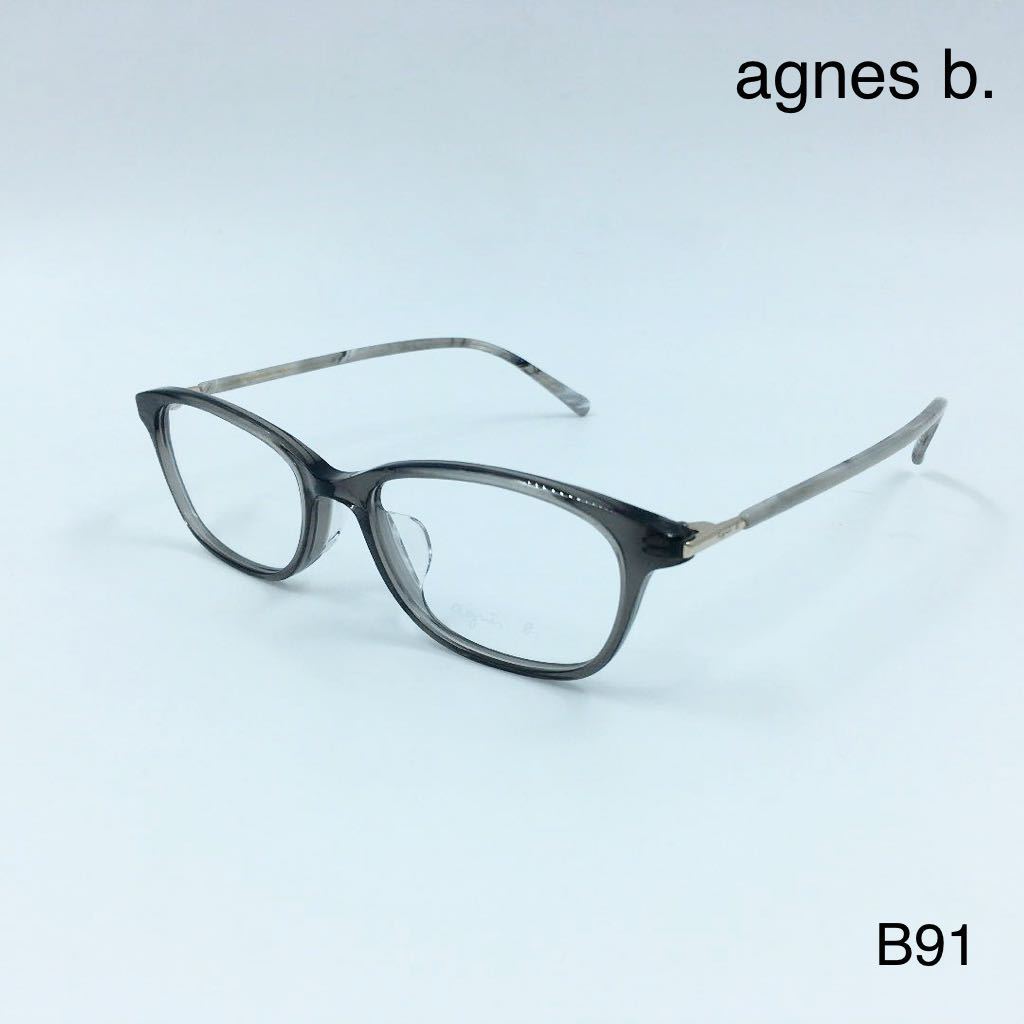 agnes b.アニエスベー メガネフレーム 50-0061 クリアグレー